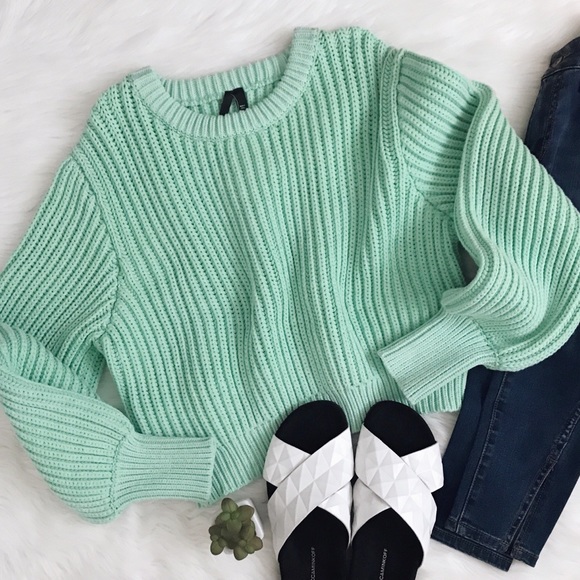 Topshop Sweaters - Topshop Boutique Cropped Jumper